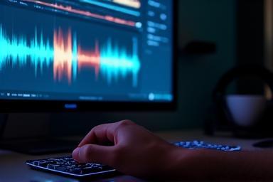 Imagem representando trabalho de pós-produção de som para vídeo